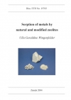 Sorption of metals by natural and modified zeolites-0